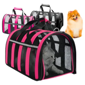 Bolsa Pet Cães E Gatos Avião Luxo Transporte Mala Viagem