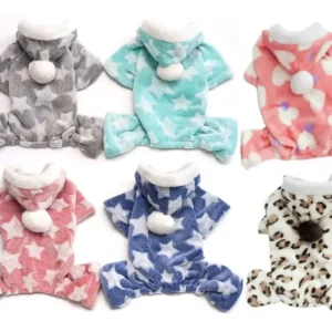 Pijama Pet Roupa Inverno Cães Gatos Frio Pijaminha Fantasia